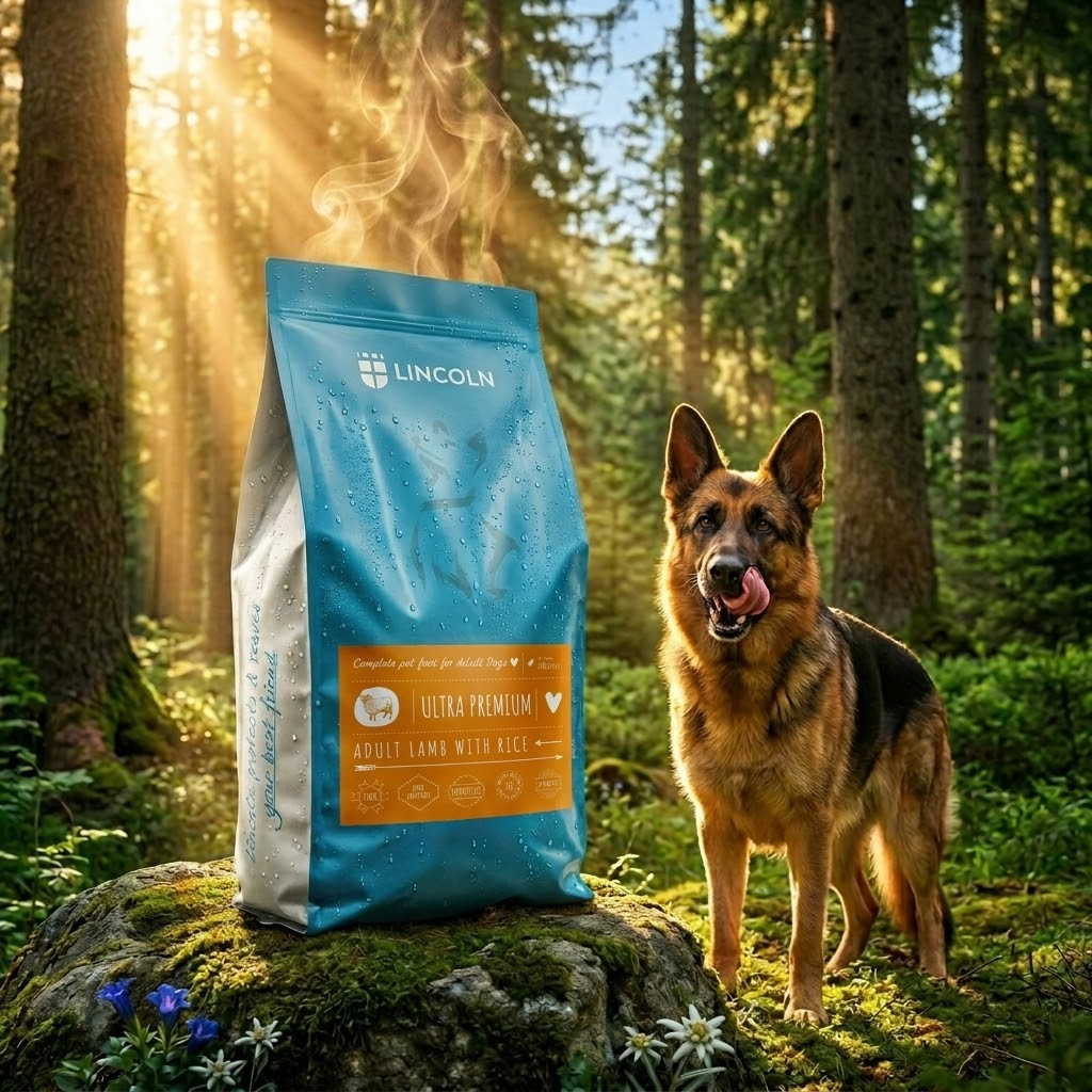 Lincoln Karma Sucha Średnie i Duże Rasy Jagnięcina z Ryżem - 3 kg