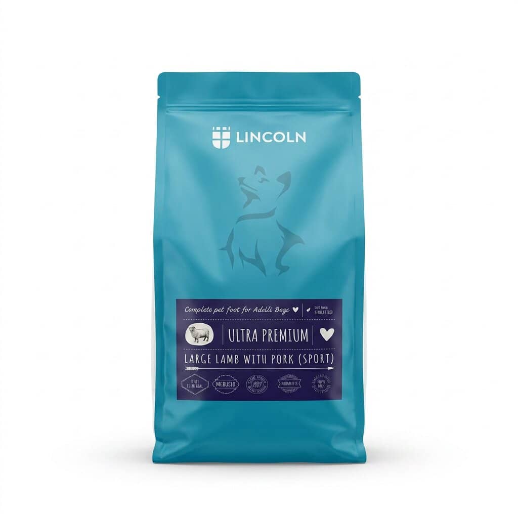Lincoln Karma Sucha Duże Rasy Jagnięcina z Wieprzowiną - 12 kg